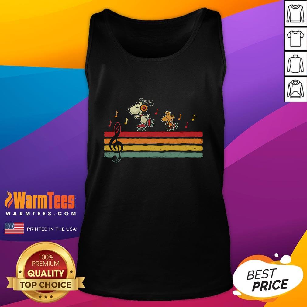 Nice Snoopy Woodstock Retro Beats T-Shirt - Image 4
