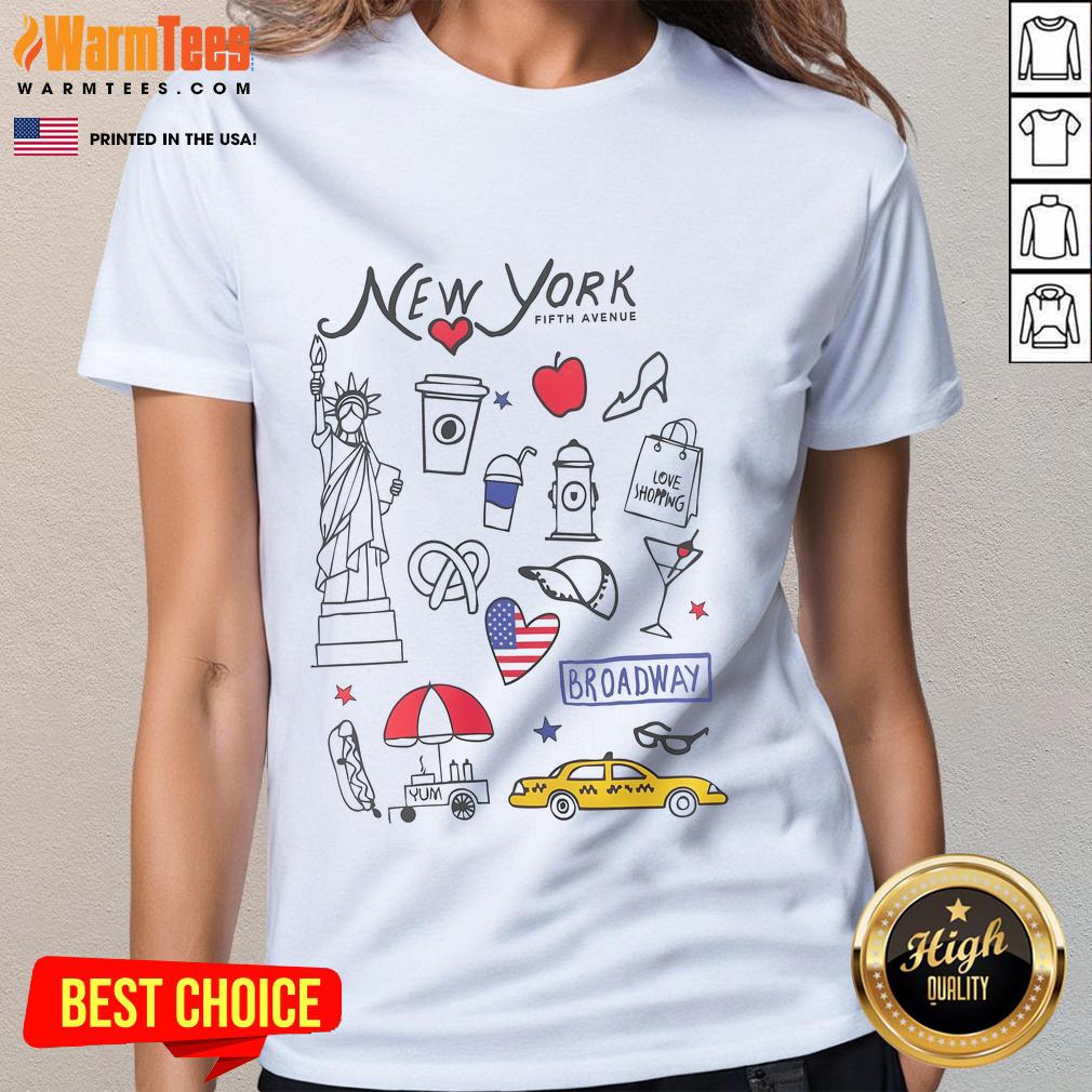 Nice Ss25 New York Sketchy Relaxed T-Shirt - Image 3