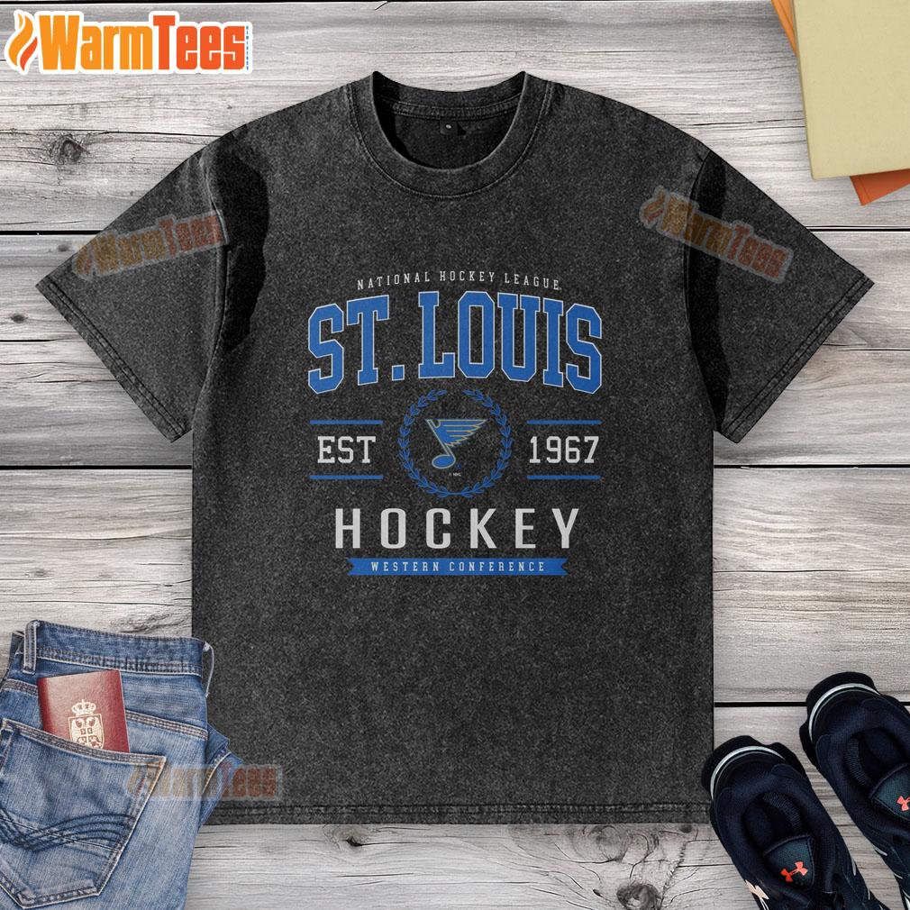 Nice St Louis Blues Hockey Legacy Crest T-Shirt - Image 6