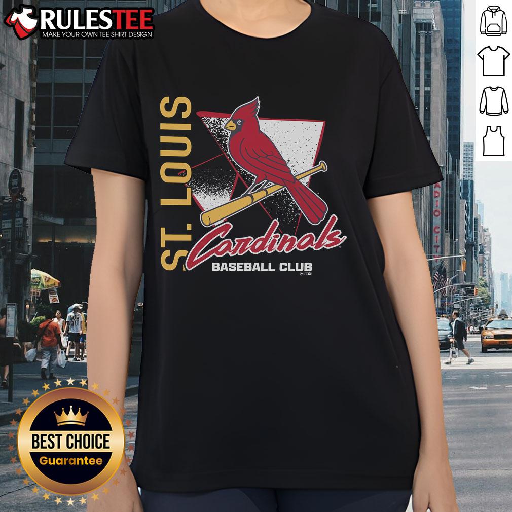 Nice St Louis Cardinals Side Arm Baseball Club T-Shirt - Image 3