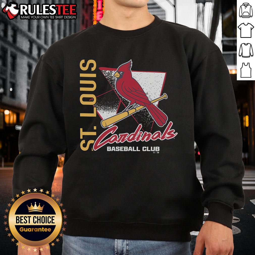 Nice St Louis Cardinals Side Arm Baseball Club T-Shirt - Image 5