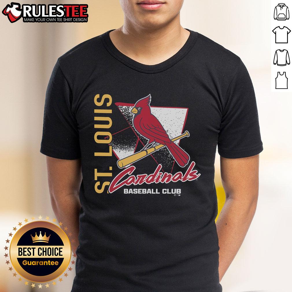 Nice St Louis Cardinals Side Arm Baseball Club T-Shirt