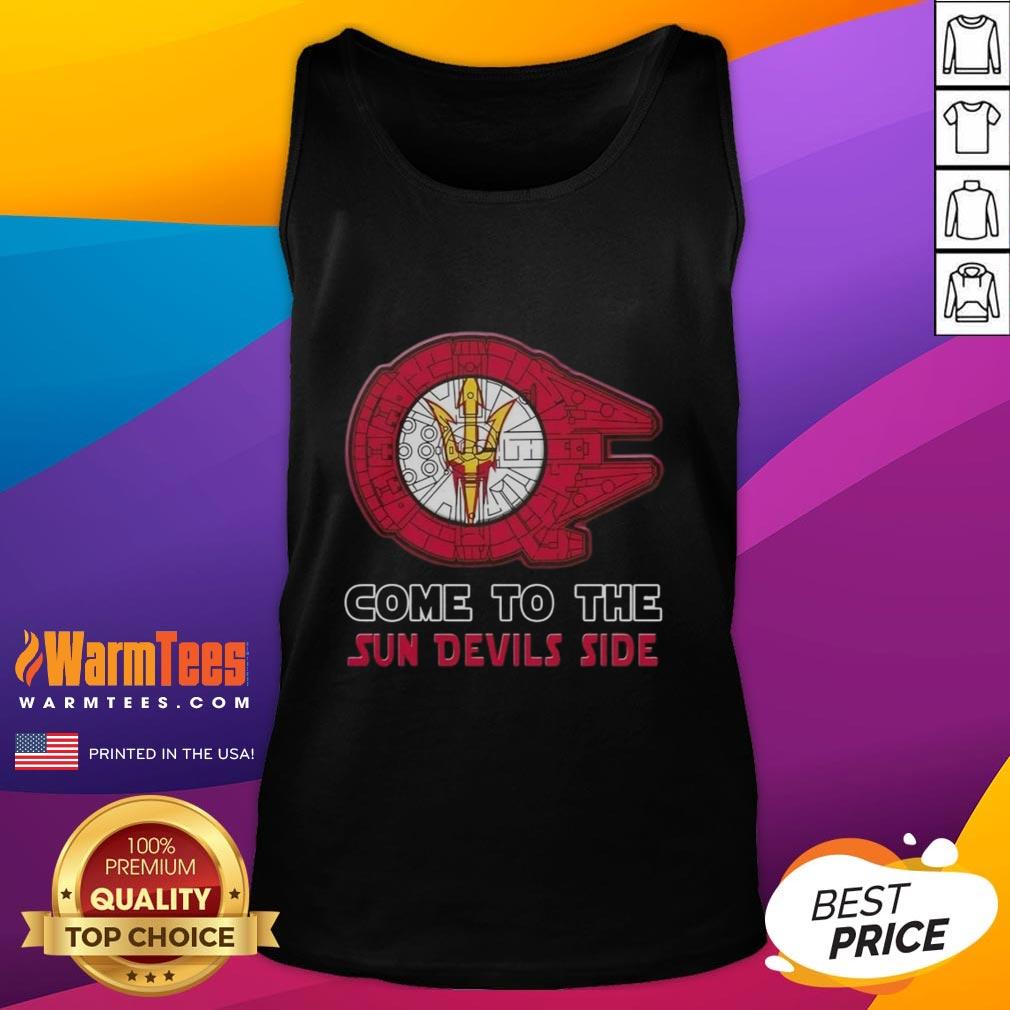 Nice Star Wars Come To The Arizona State Sun Devils Side T-Shirt - Image 4