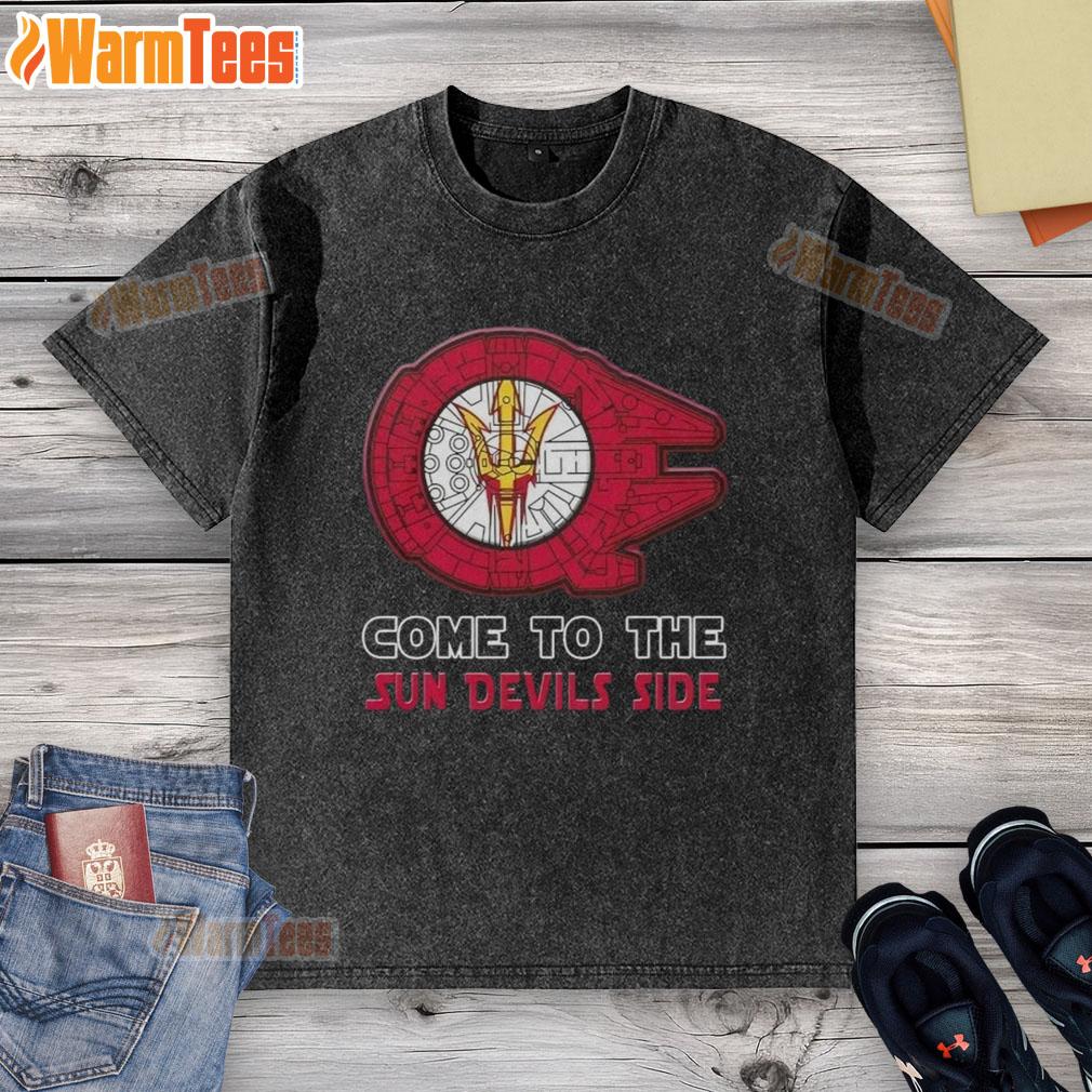 Nice Star Wars Come To The Arizona State Sun Devils Side T-Shirt - Image 6