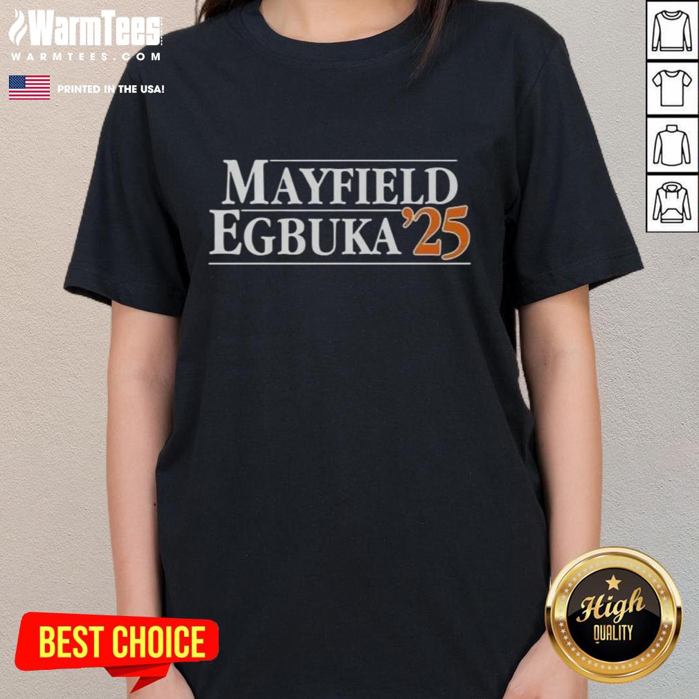 Nice Tampa Bay Buccaneers Football Mayfield-Egbuka '25 T-Shirt - Image 3
