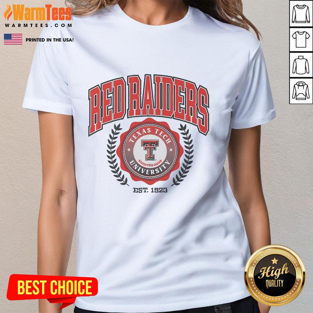 Nice Texas Tech Red Raiders Team Crest T-Shirt - Image 3
