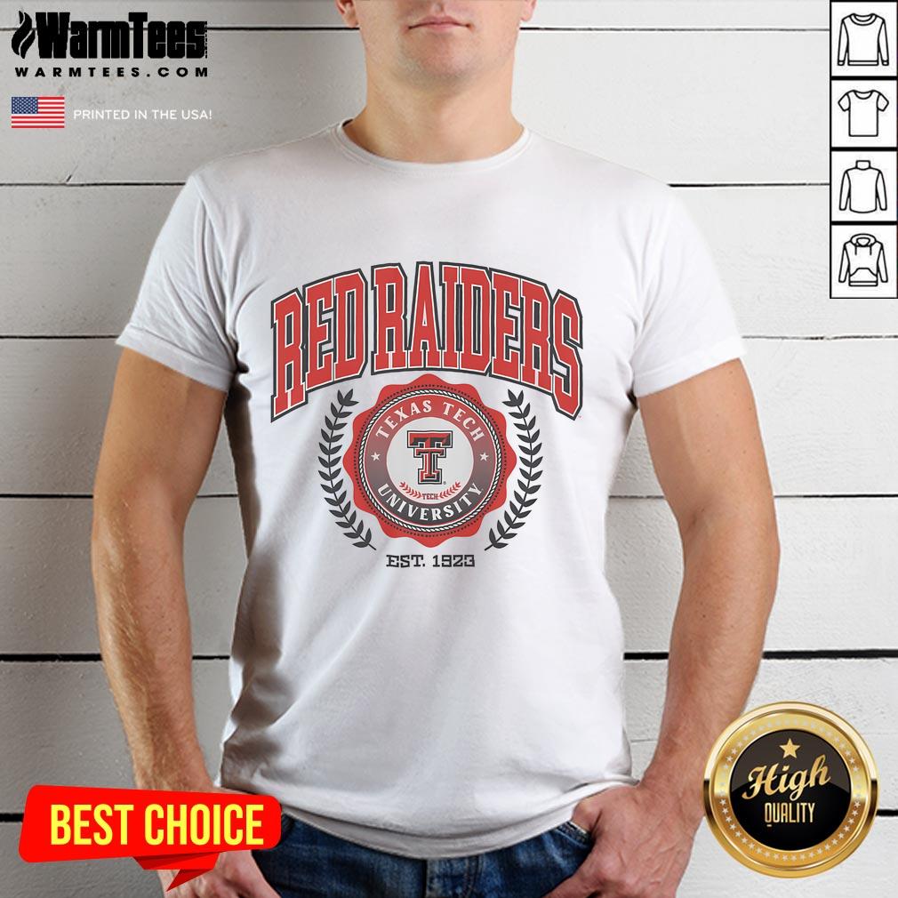 Nice Texas Tech Red Raiders Team Crest T-Shirt