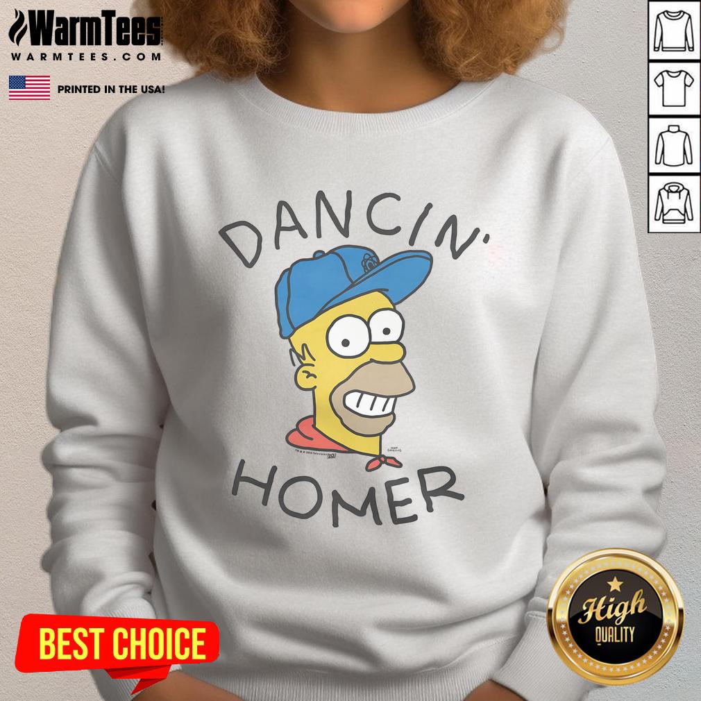 Nice The Simpsons Dancin' Homer T-Shirt - Image 5