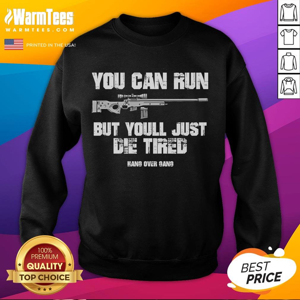 Nice Tom Macdonald You Can Run But You'll Just Die Tired Hang Over Gang T-Shirt - Image 5