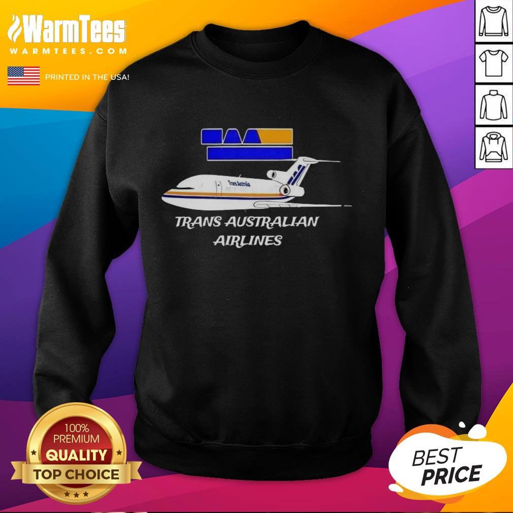 Nice Trans Australian Airlines Logo And Plane T-Shirt - Image 5