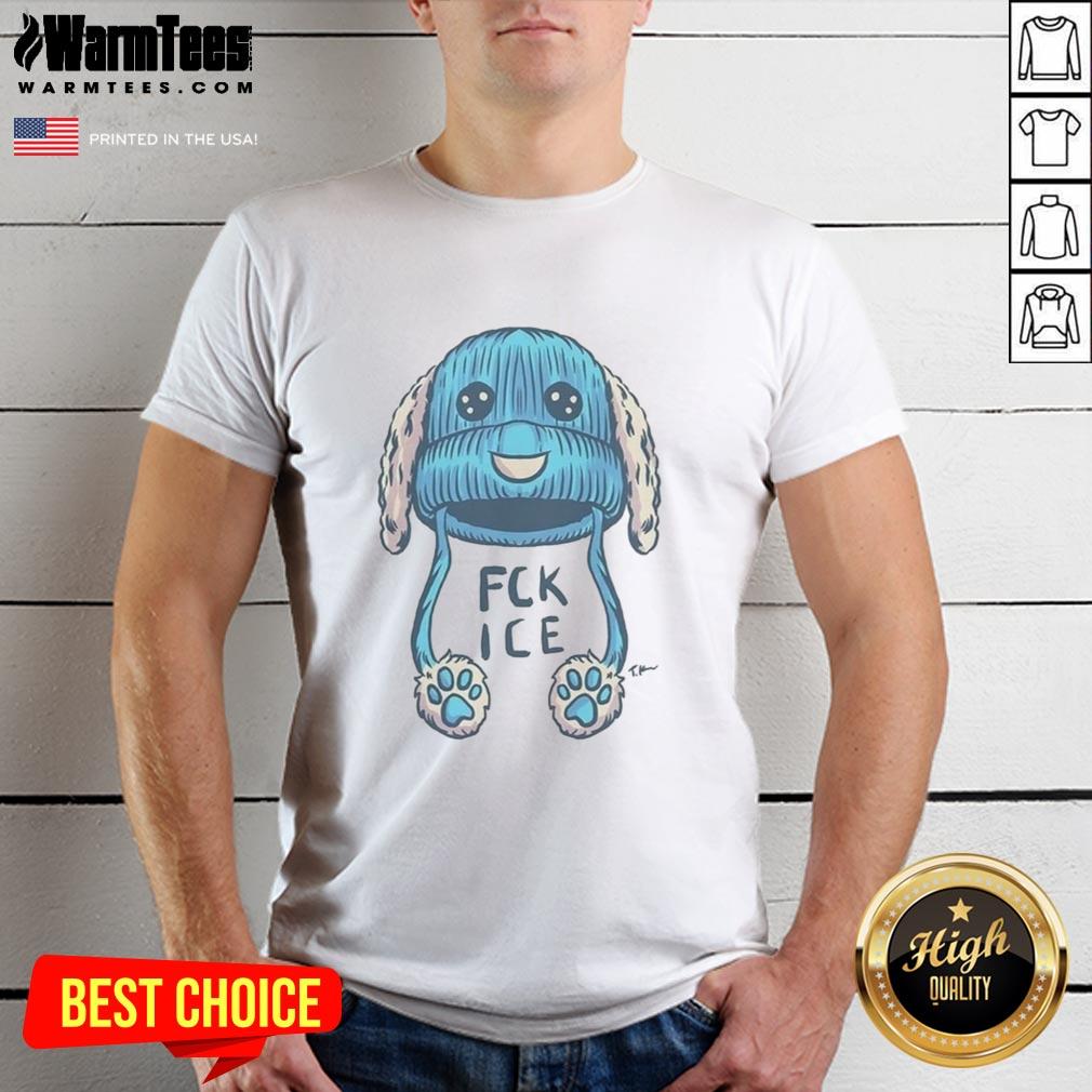 Nice Travis Knight Fuck Ice Blue Beanie T-Shirt