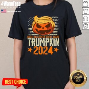 Alternative view of Nice Trumpkin 2024 USA Make Halloween Great Again T-Shirt