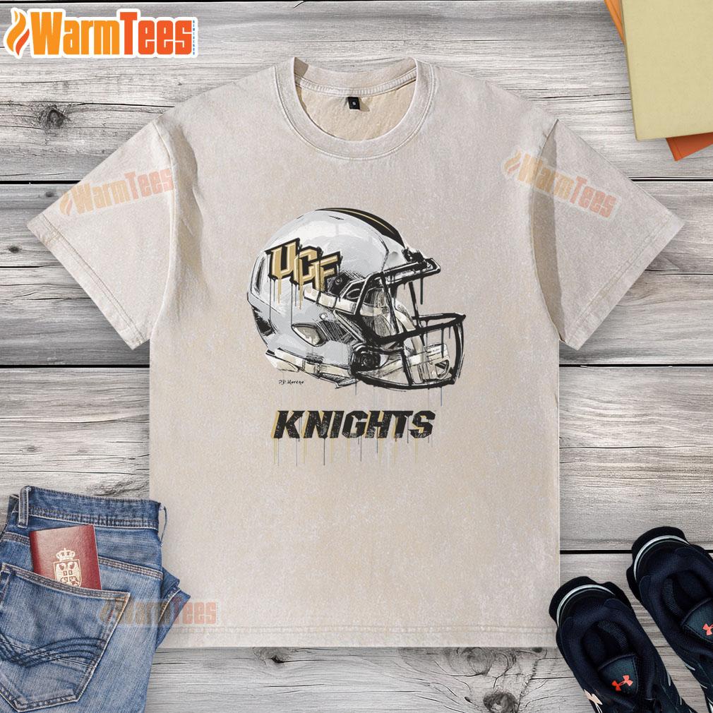 Nice UCF Knights Dripping Football Helmet T-Shirt - Image 6