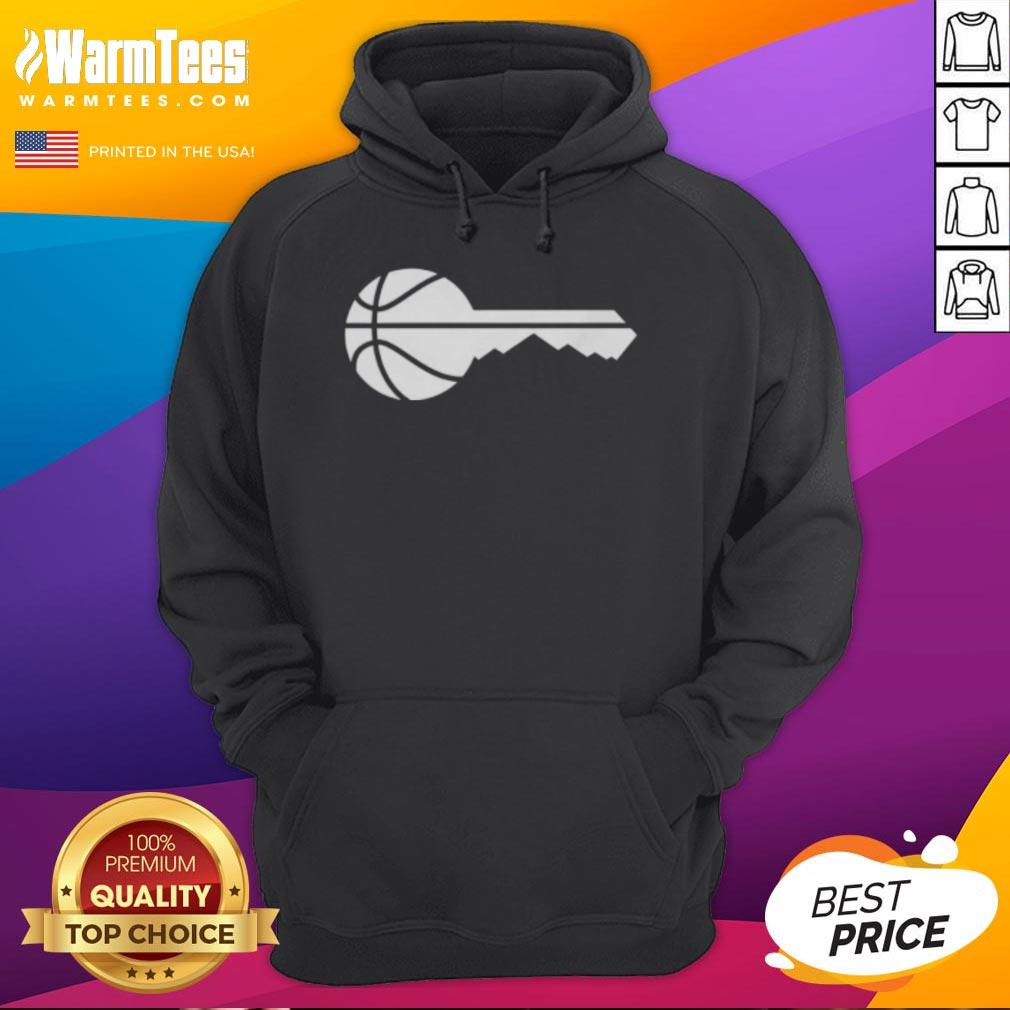 Nice Utah Jazz Basketball Key Logo T-Shirt - Image 2