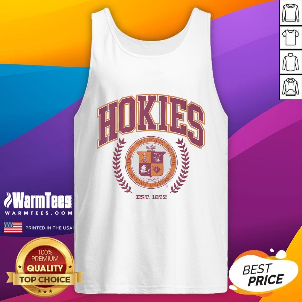 Nice Virginia Tech Hokies Team Crest T-Shirt - Image 4