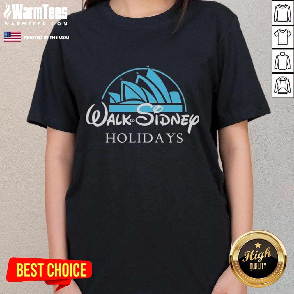 Nice Walk To Sidney Holidays T-Shirt - Image 3