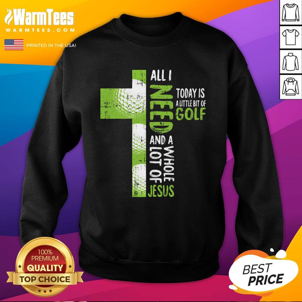 Nice Whole Lot Of Jesus Golf Golfing Sport Lover Christian T-Shirt - Image 4