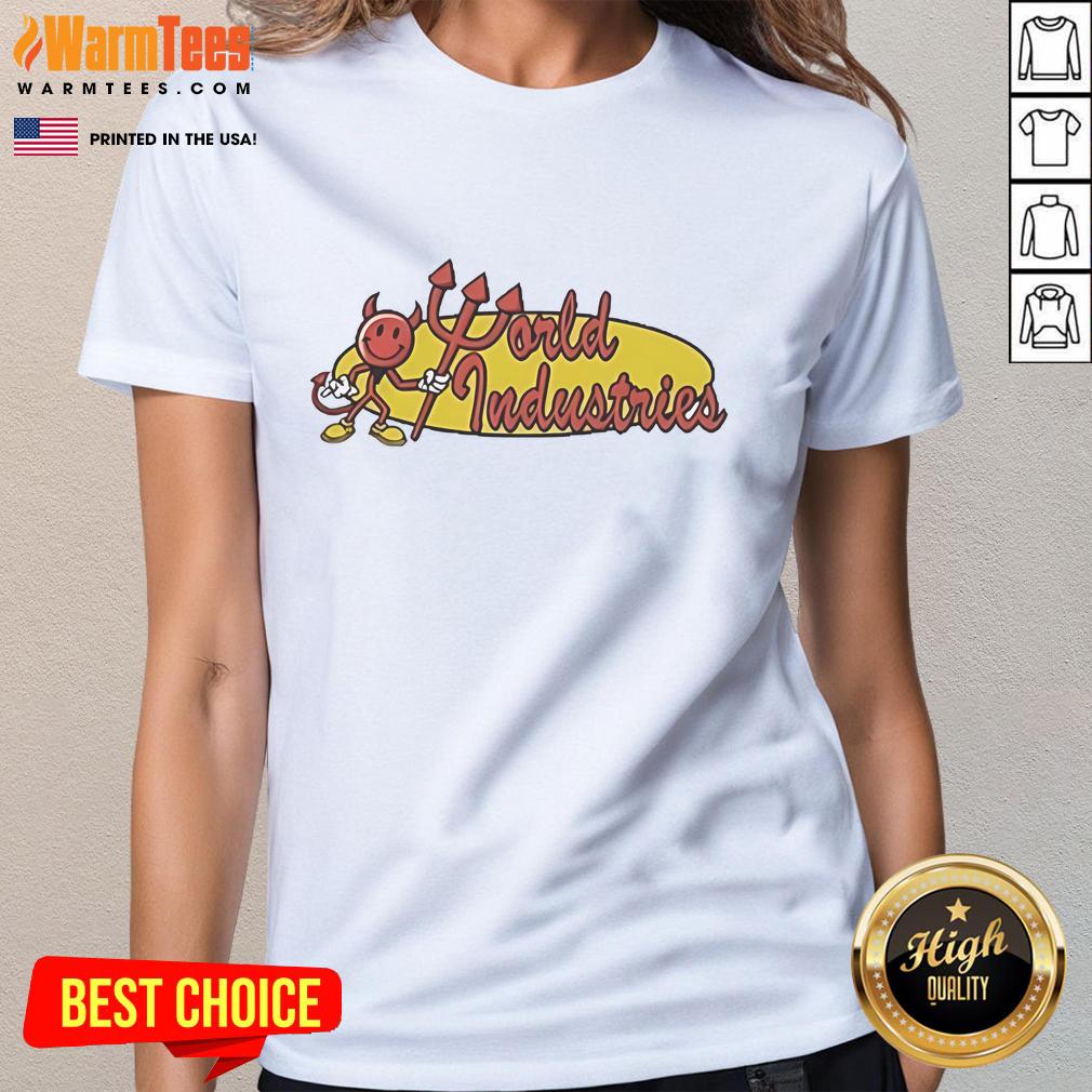 Nice World Industries Devil Oval T-Shirt - Image 3