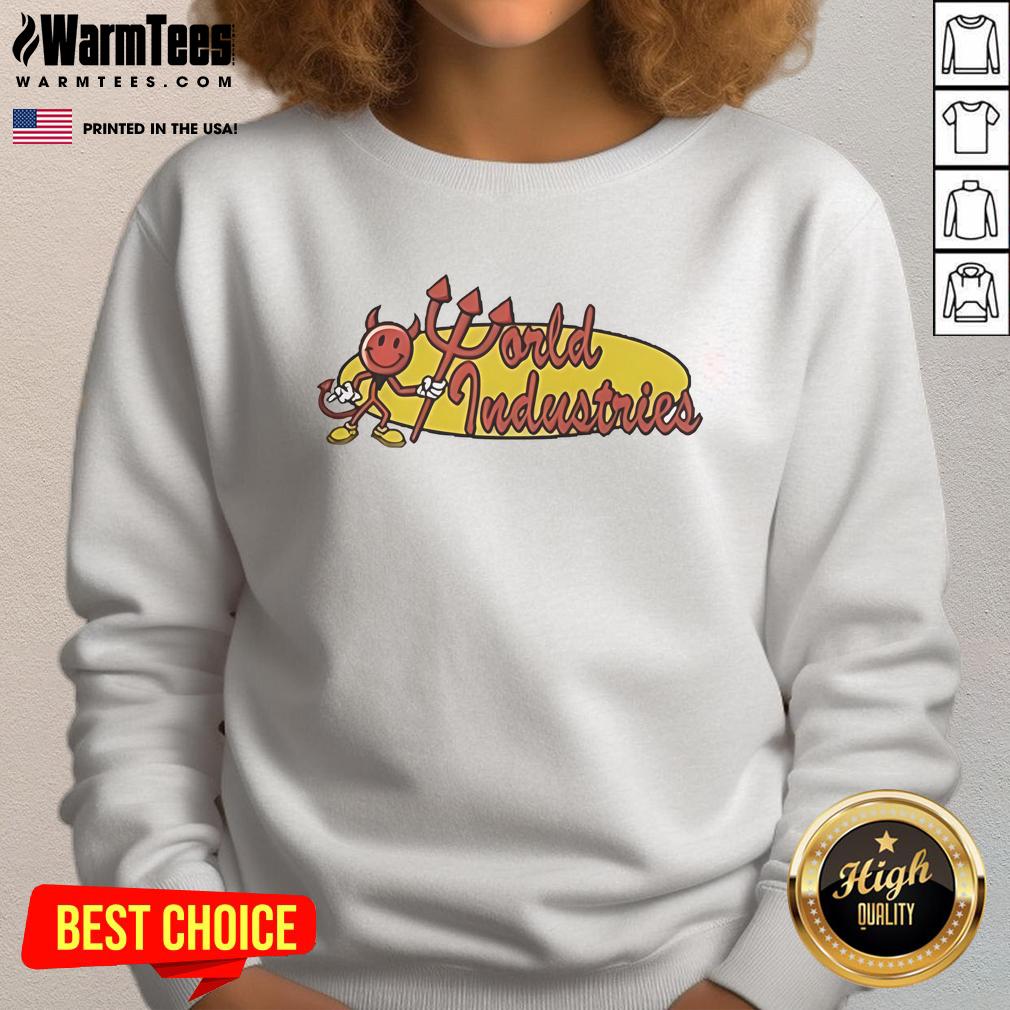 Nice World Industries Devil Oval T-Shirt - Image 5