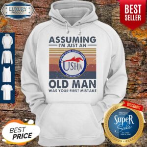 Alternative view of Original United States Hunter Jumper Association Assuming I’m Just An Old Man Was Your First Mistake Vintage Shirt