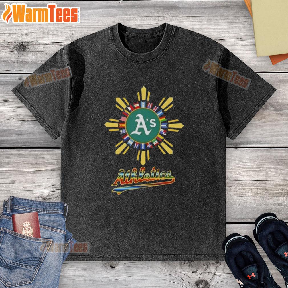 Official 2025 Oakland Athletics Baseball X Hispanic T-Shirt - Image 6