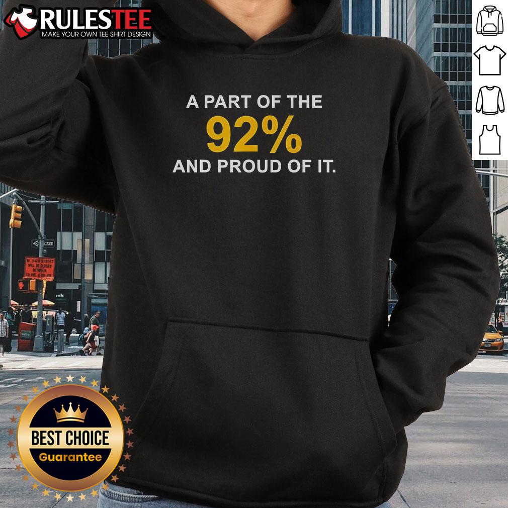 Official A Part Of The 92% And Proud Of It Brand Marvin Mickelson T-Shirt - Image 2