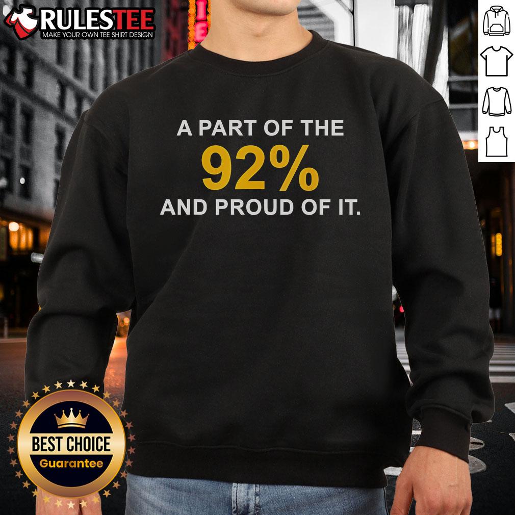 Official A Part Of The 92% And Proud Of It Brand Marvin Mickelson T-Shirt - Image 5