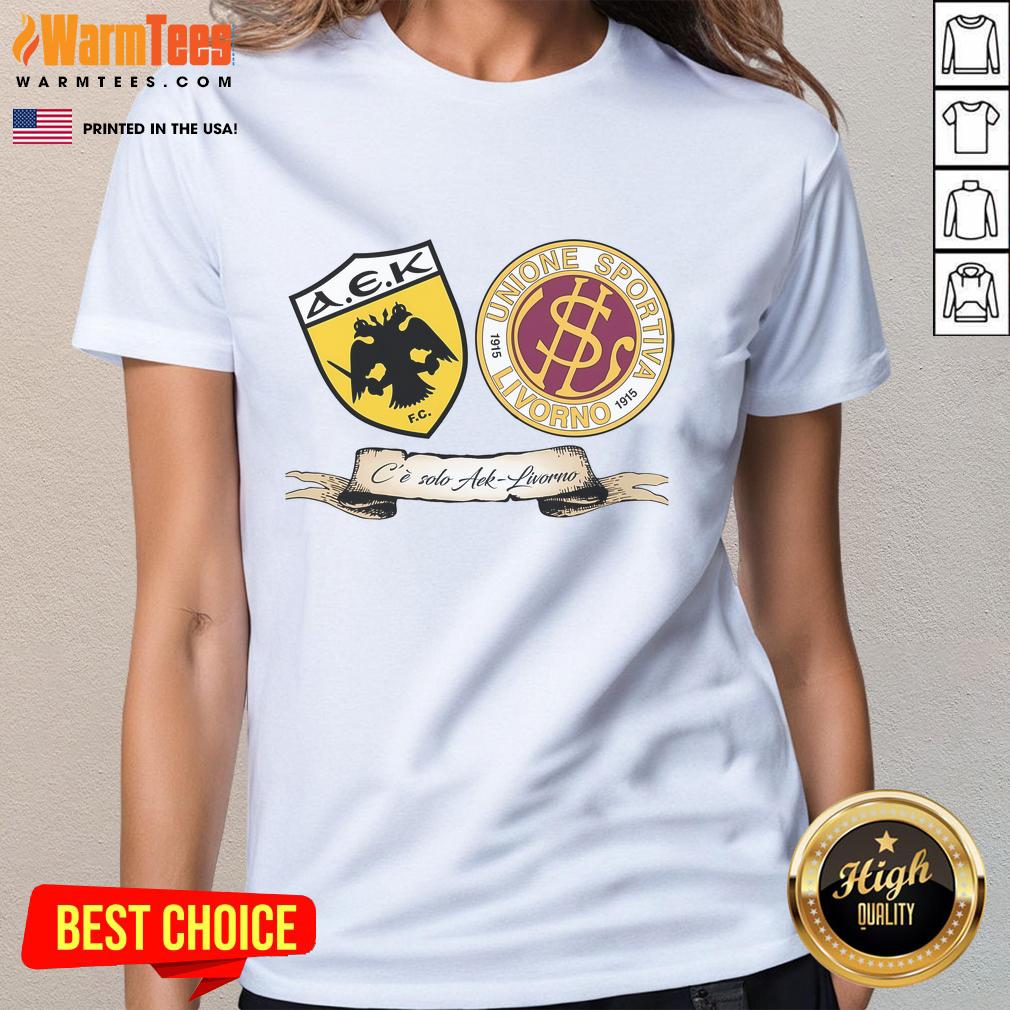 Official AEK FC Unione Sportiva Livorno 1915 T-Shirt - Image 3