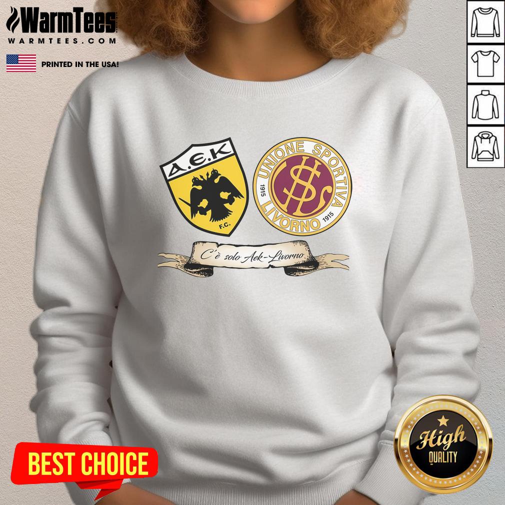 Official AEK FC Unione Sportiva Livorno 1915 T-Shirt - Image 5