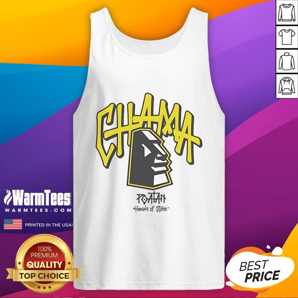 Official Alex Pereira Poatan Hands Of Stone Chama Block T-Shirt - Image 4