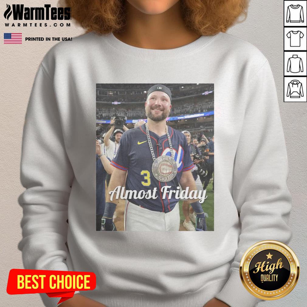 Official Almost Friday Raleigh Homerun Derby T-Shirt - Image 5