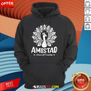 Alternative view of Official Amistad House Of Friendship Rca Friendly School Peacock Logo T-Shirt