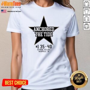 Alternative view of Official Anchored The Tide T-Shirt