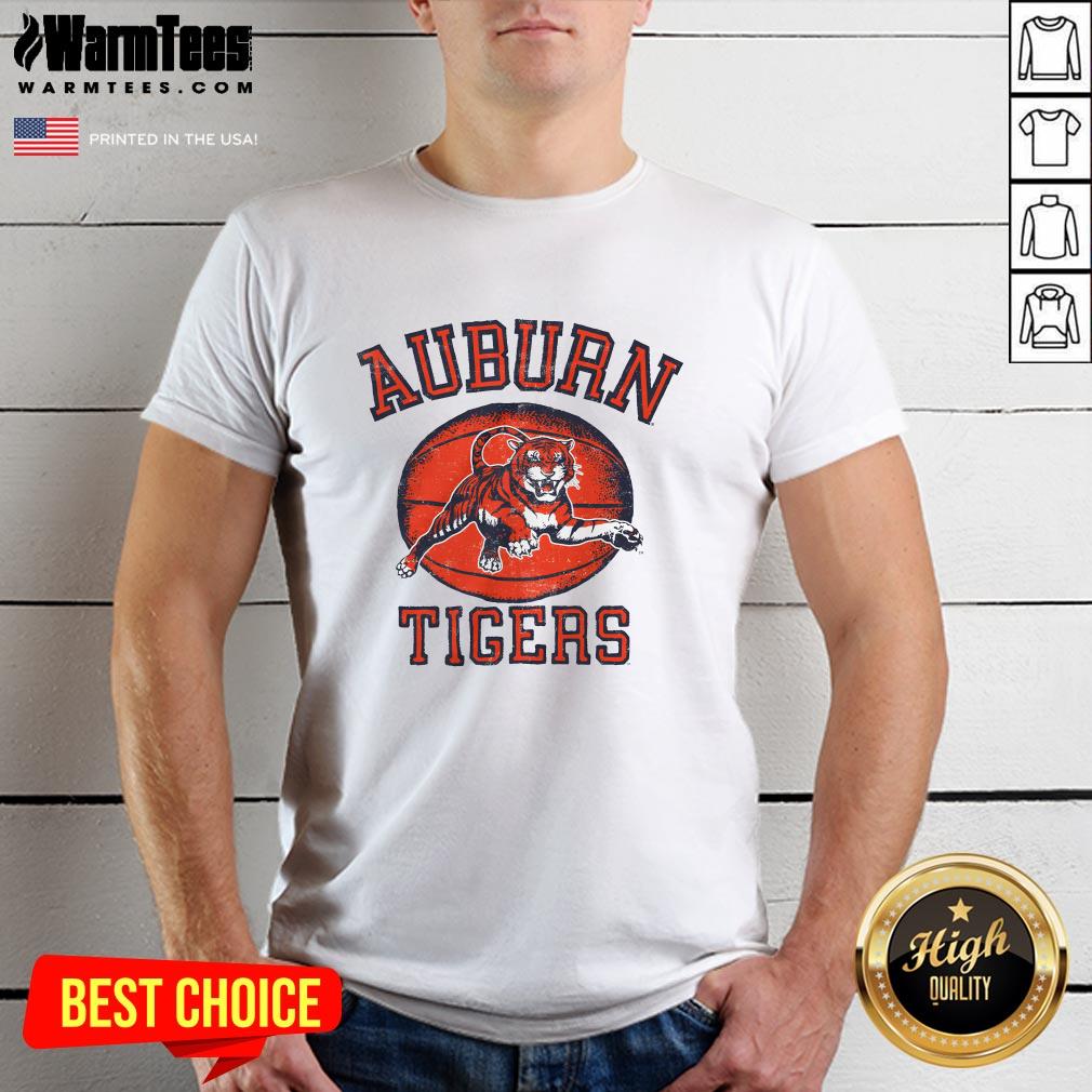 Official Auburn Tigers Vintage Basketball T-Shirt