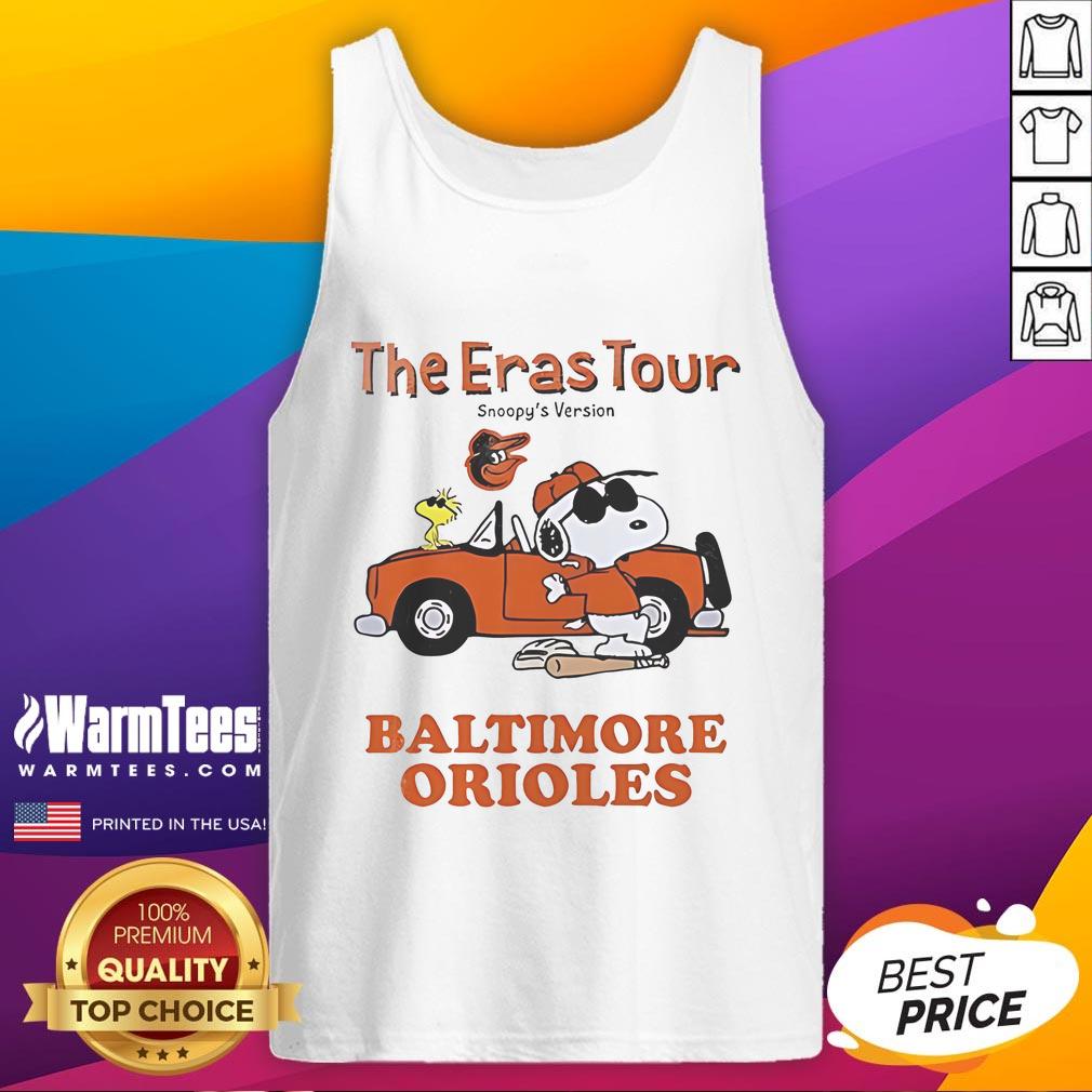 Official Baltimore Orioles The Eras Tour Snoopy T-Shirt - Image 4