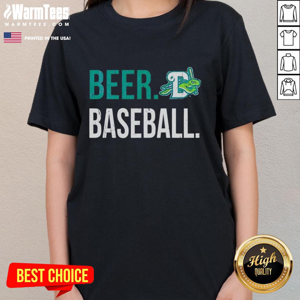 Official Beer And Baseball Daytona Tortugas T-Shirt - Image 3