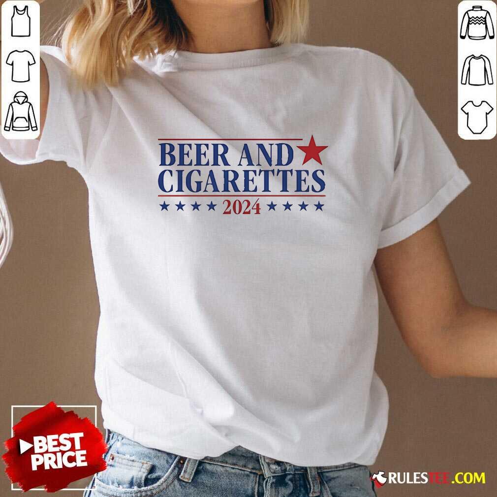 Official Beer And Cigarettes '24 T-Shirt - Image 2