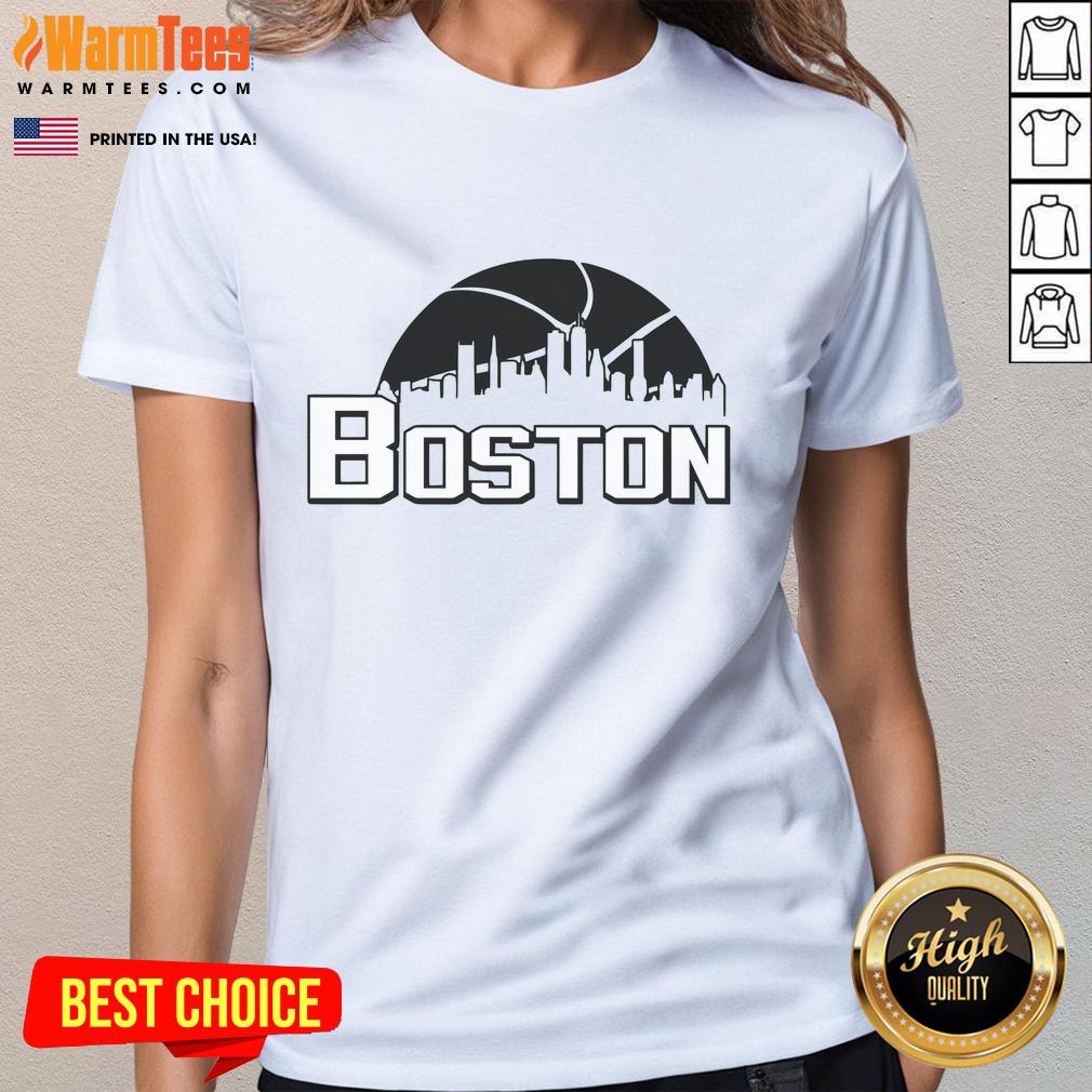 Official Boston Cityscape Skyline T-Shirt - Image 3