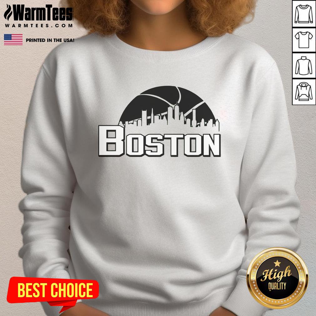 Official Boston Cityscape Skyline T-Shirt - Image 5