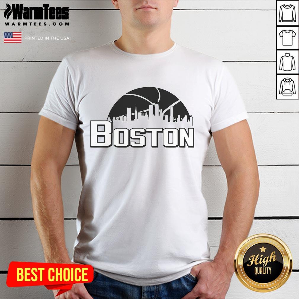 Official Boston Cityscape Skyline T-Shirt