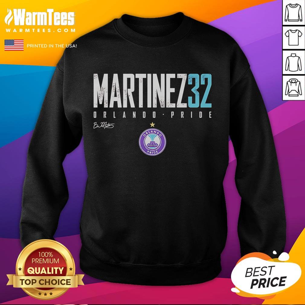 Official Brianna Martinez 32 Orlando Pride Elite T-Shirt - Image 5