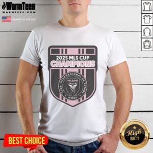 Official CF 2025 Mls Champions Inter Miami Logo T-Shirt