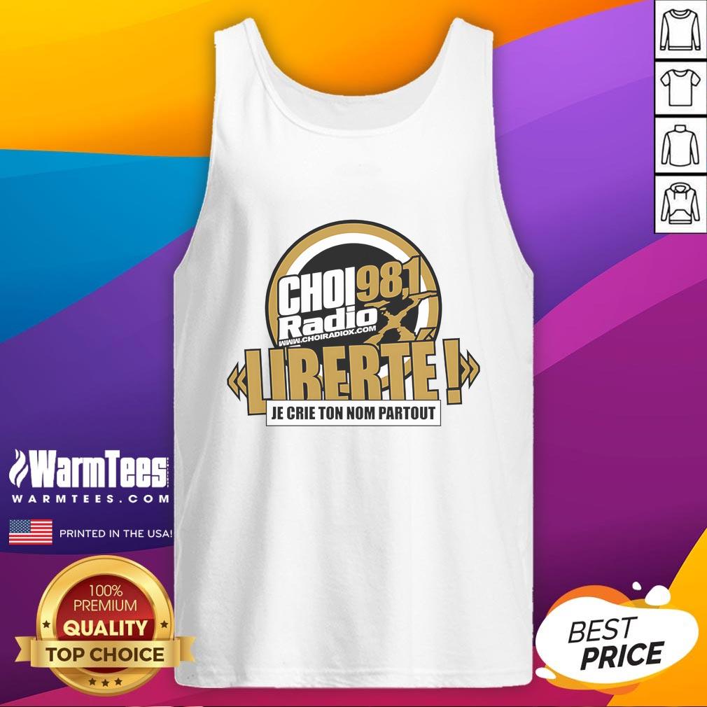 Official CHOI RadioX 98.1 Liberte Logo T-Shirt - Image 4