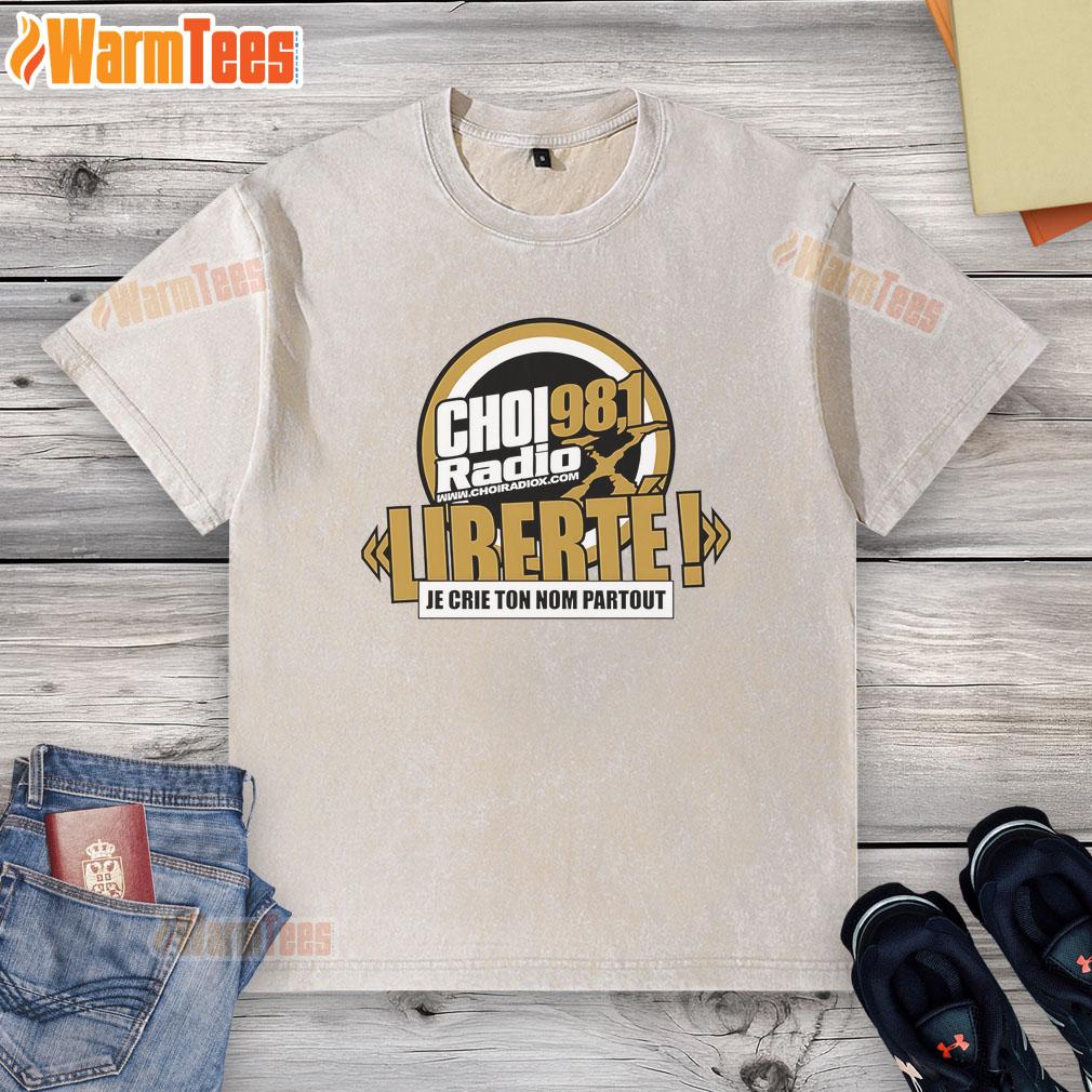 Official CHOI RadioX 98.1 Liberte Logo T-Shirt - Image 6