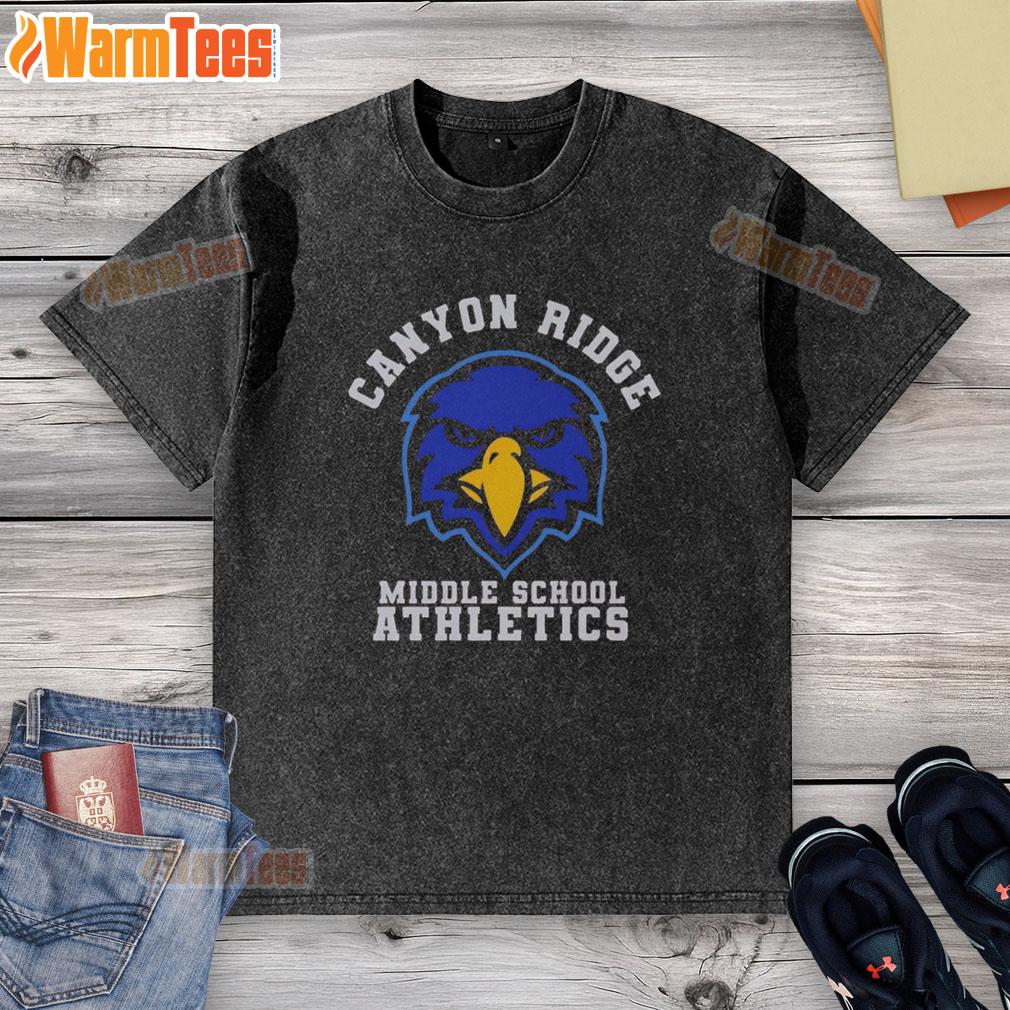 Official Canyon Ridge Crown Trio Eagle Athletics T-Shirt - Image 6