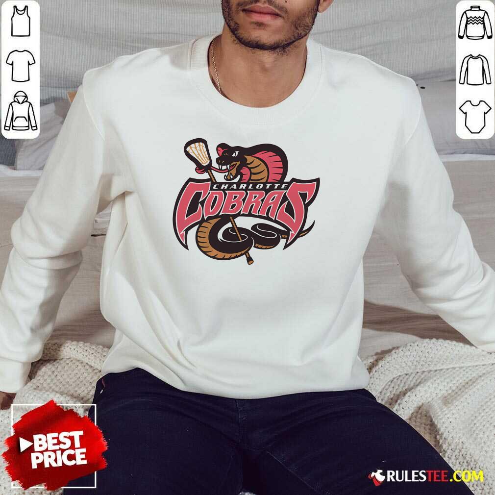 Official Charlotte Cobras Lacrosse T-Shirt - Image 4