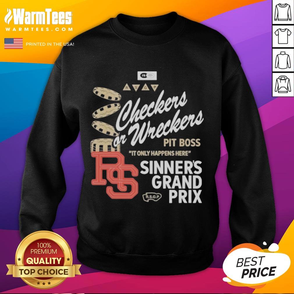 Official Checkers Or Wreckers Distressed T-Shirt - Image 5