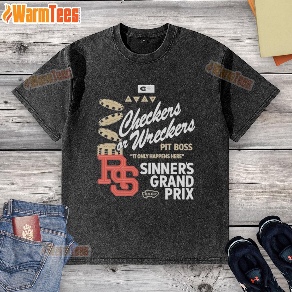 Official Checkers Or Wreckers Distressed T-Shirt - Image 6