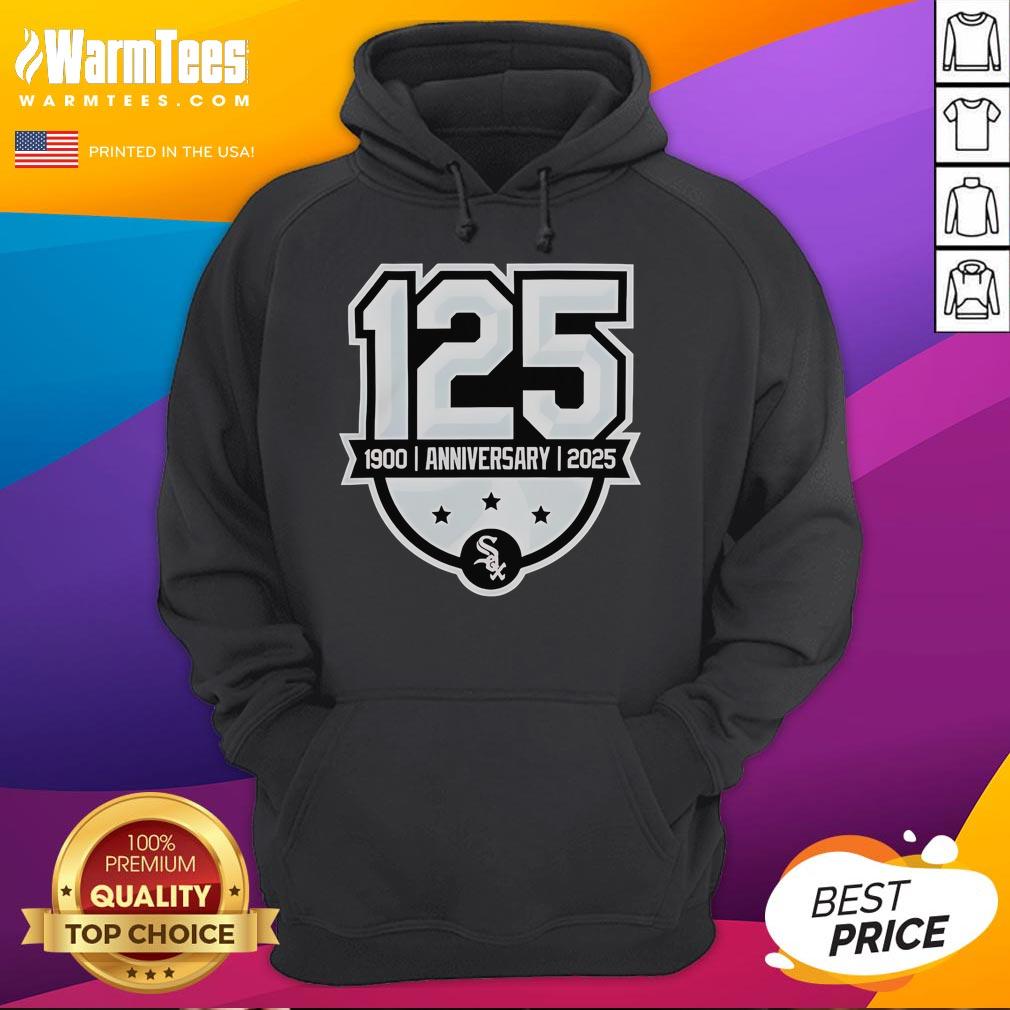Official Chicago White Sox 125th Anniversary 1990-2025 Logo T-Shirt - Image 2