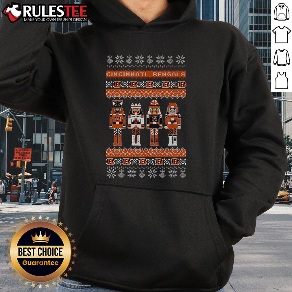 Official Cincinnati Bengals Holiday Nutcracker T-Shirt - Image 2